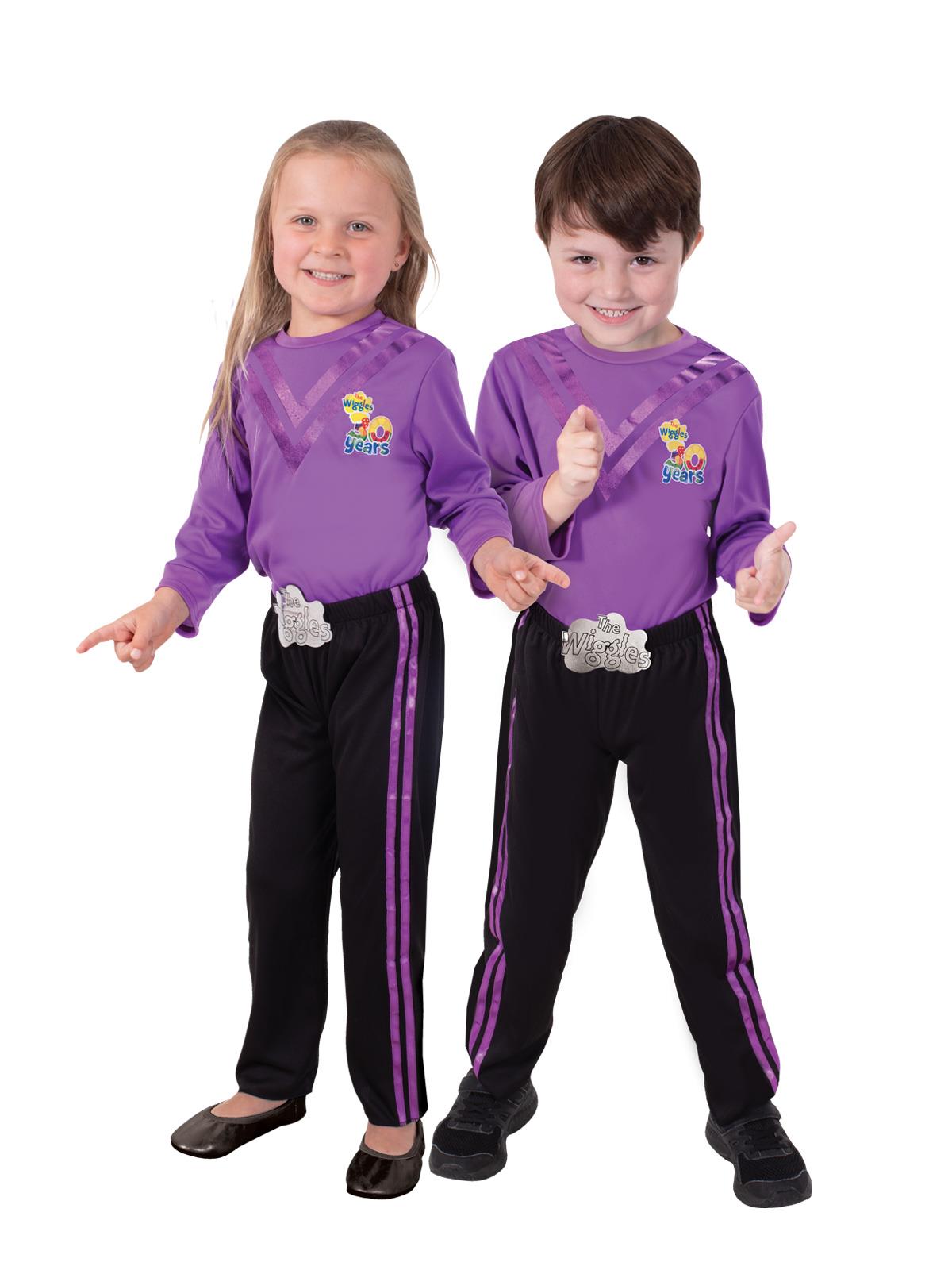 The Wiggles 30th Anniversary Lachy Purple Wiggle Child Costume 3-5