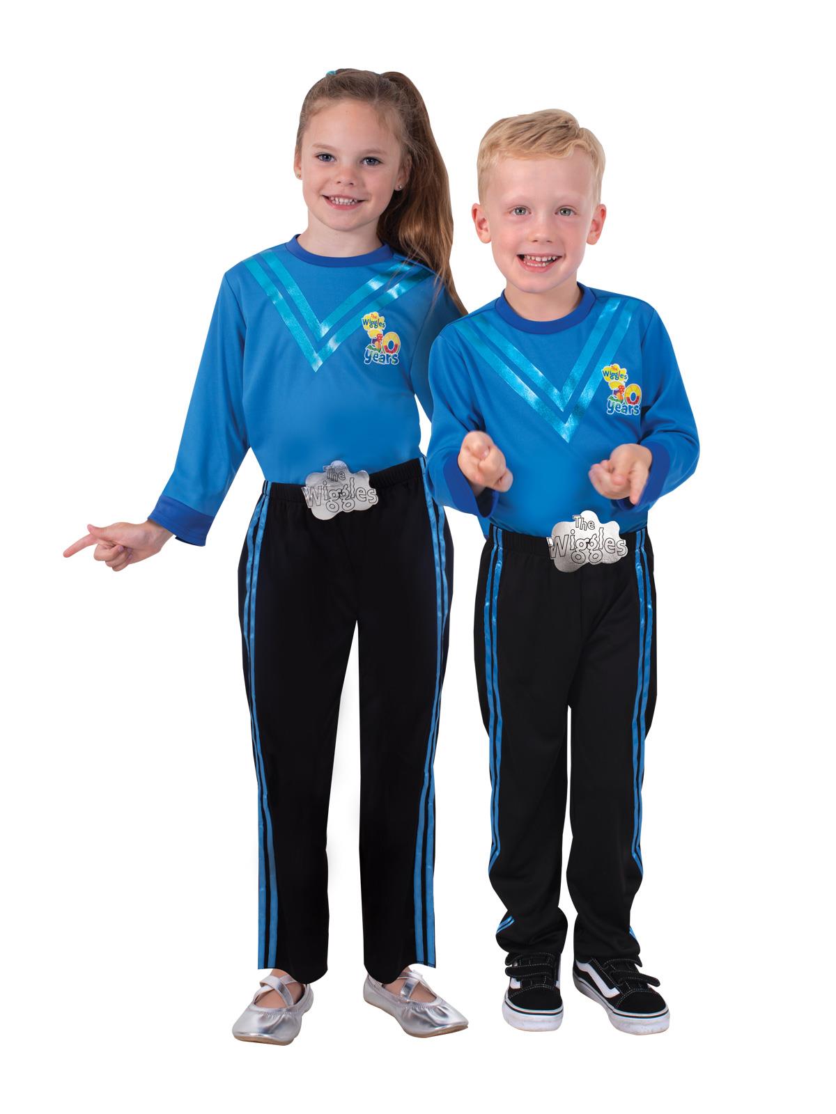 The Wiggles 30th Anniversary Anthony Blue Wiggle Child Costume