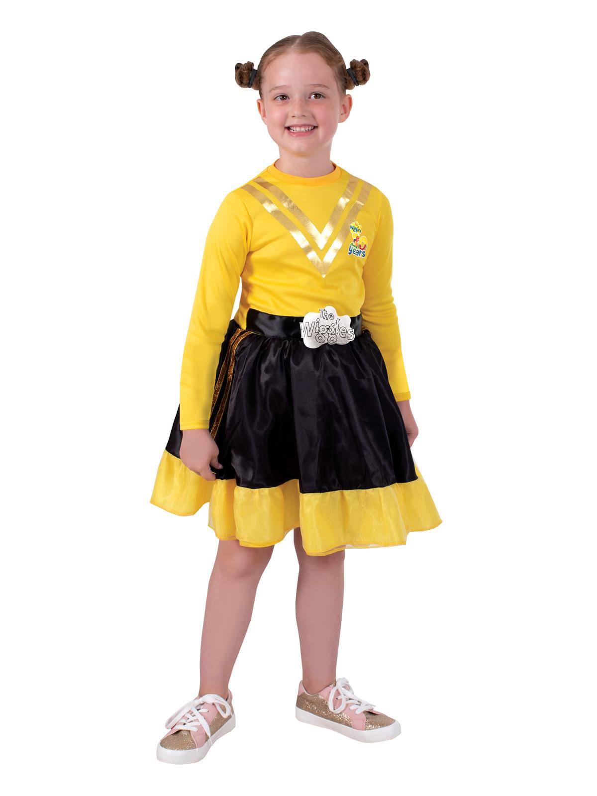 The Wiggles 30th Anniversary Emma Yellow Wiggle Child Costume 3-5
