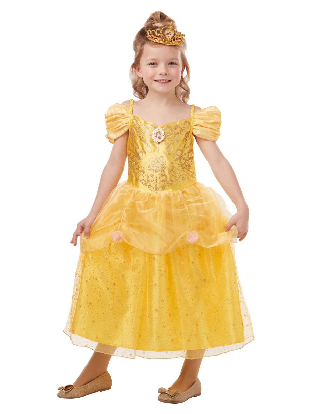 Beauty and the Beast Belle Glitter & Sparkle Child Costume 3-5