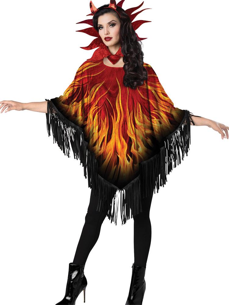 Devilicious Poncho Instant Adult Costume