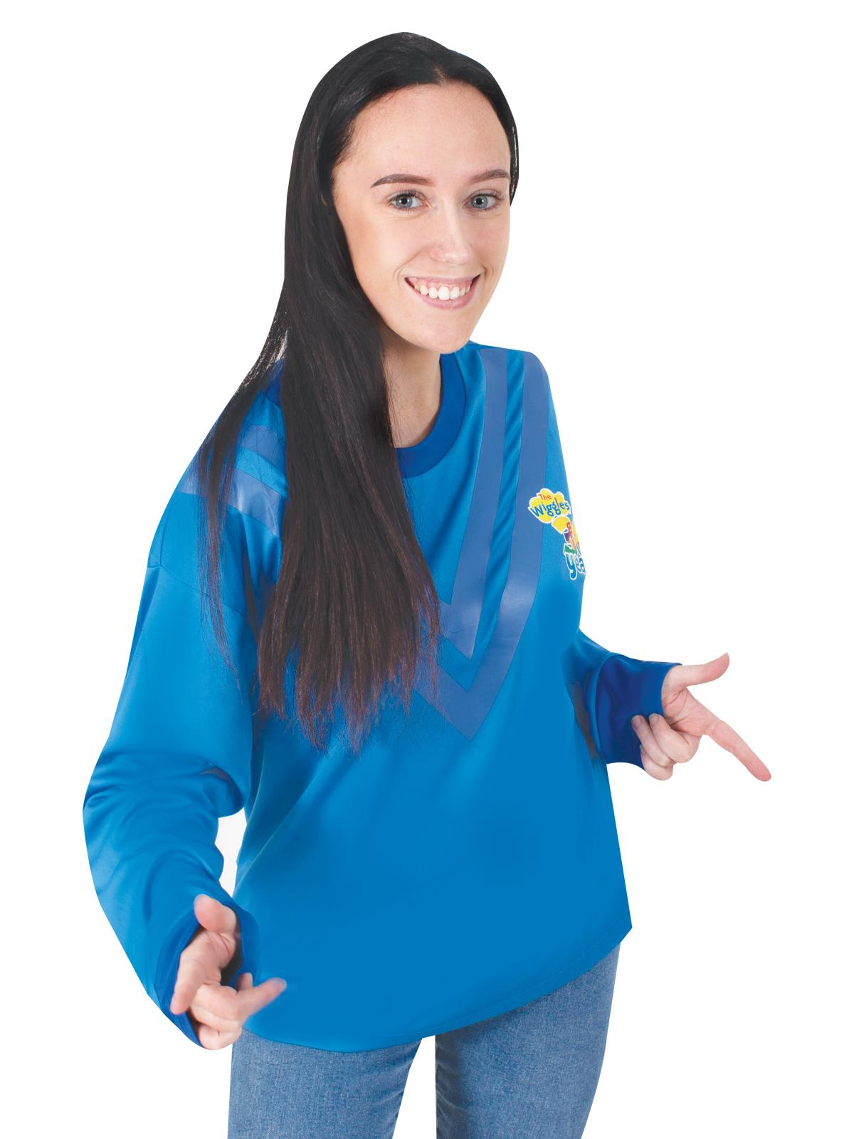 The Wiggles 30th Anniversary Anthony Blue Wiggle Adult Shirt XL