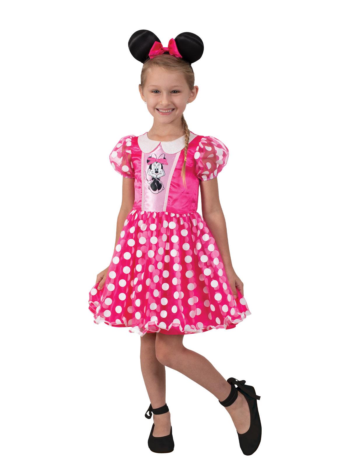 Minnie Mouse Pink Deluxe Child Costume 6-8