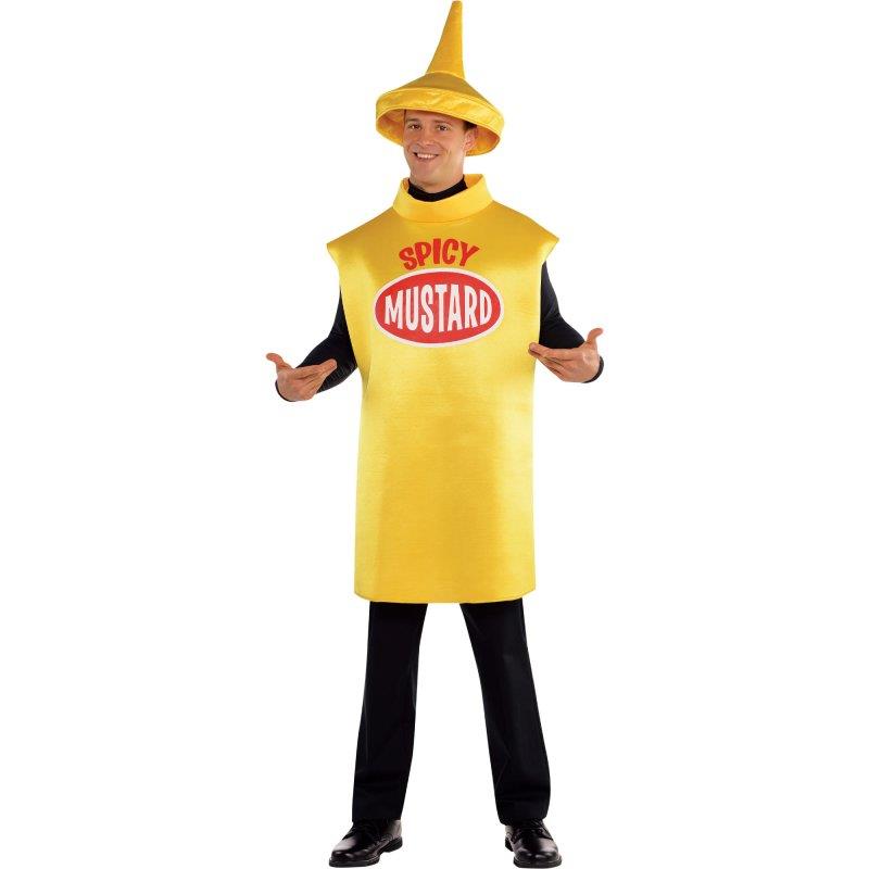 Mustard Bottle Adult Costume