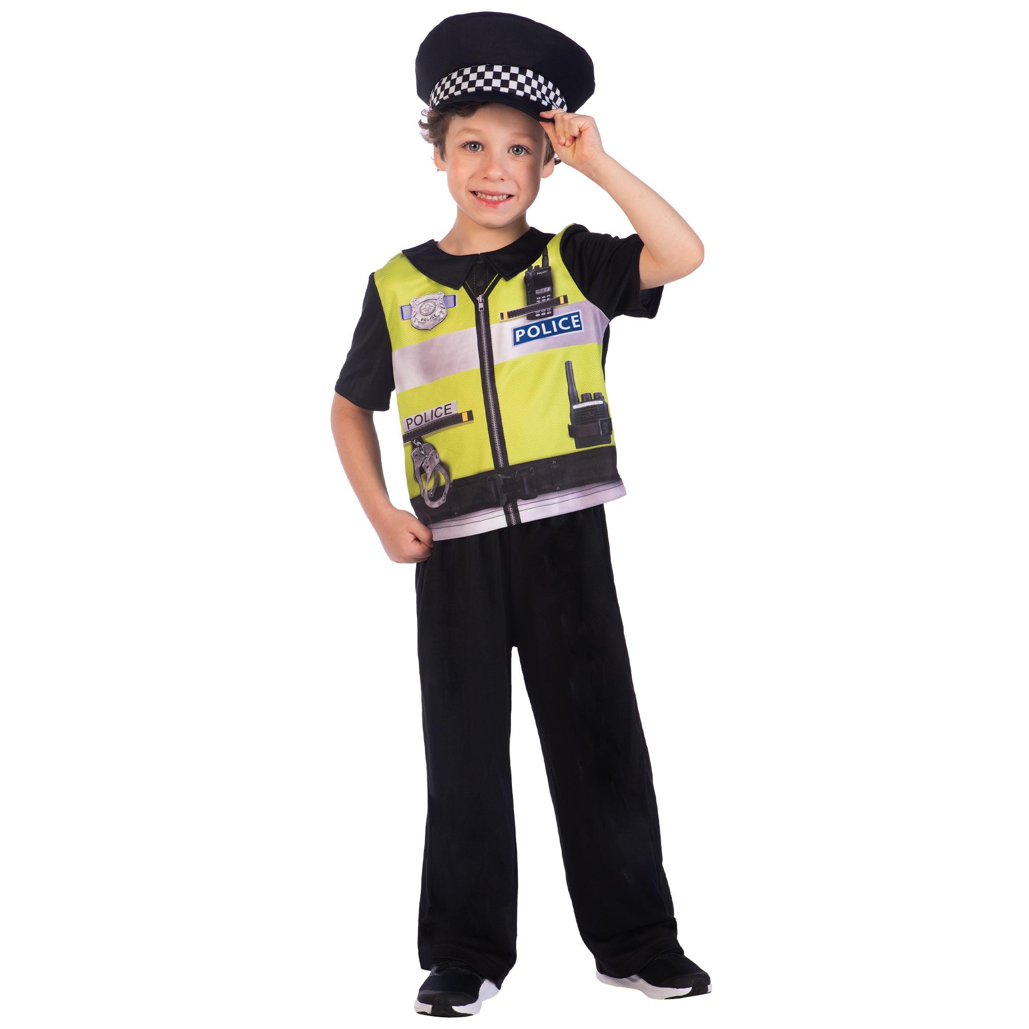 Sustainable Police Officer Child Costume 4-6