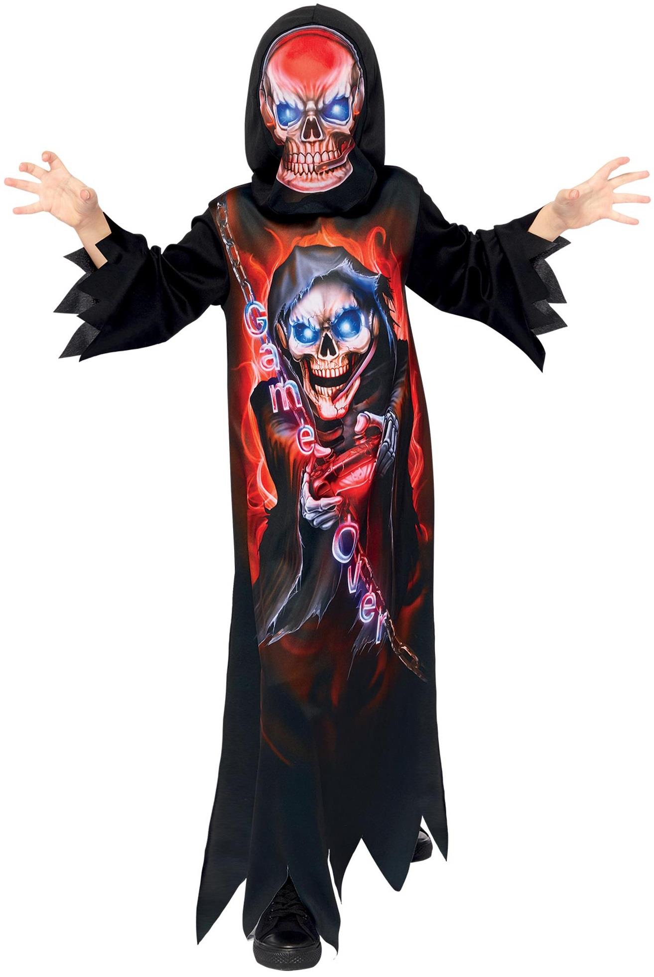 Gaming Reaper Child Costume 10-12