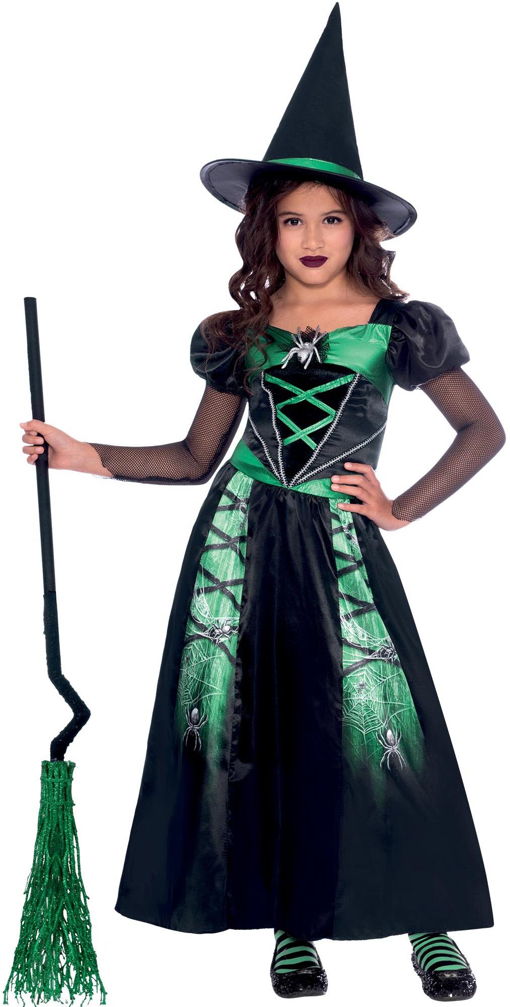 Spider Witch Child Costume 3-4
