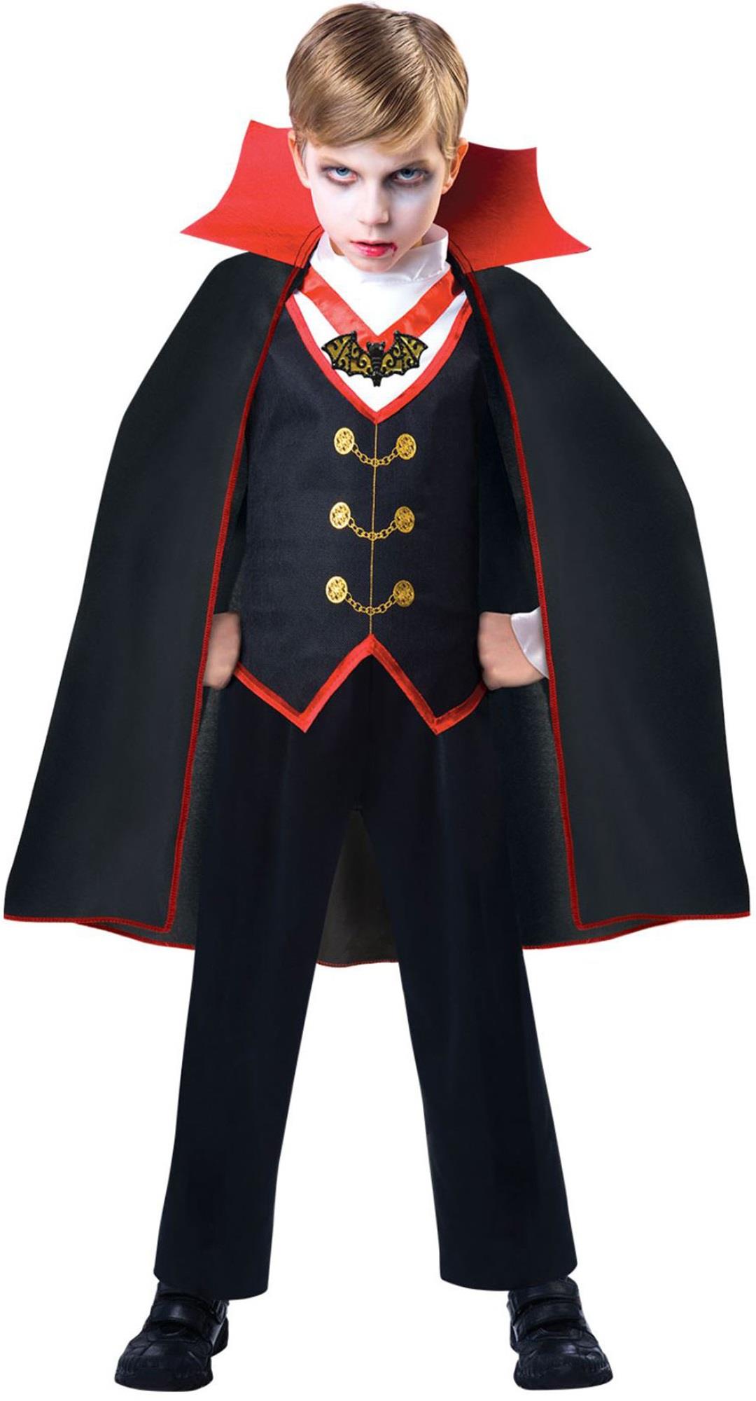 Dracula Boy Child Costume 8-10
