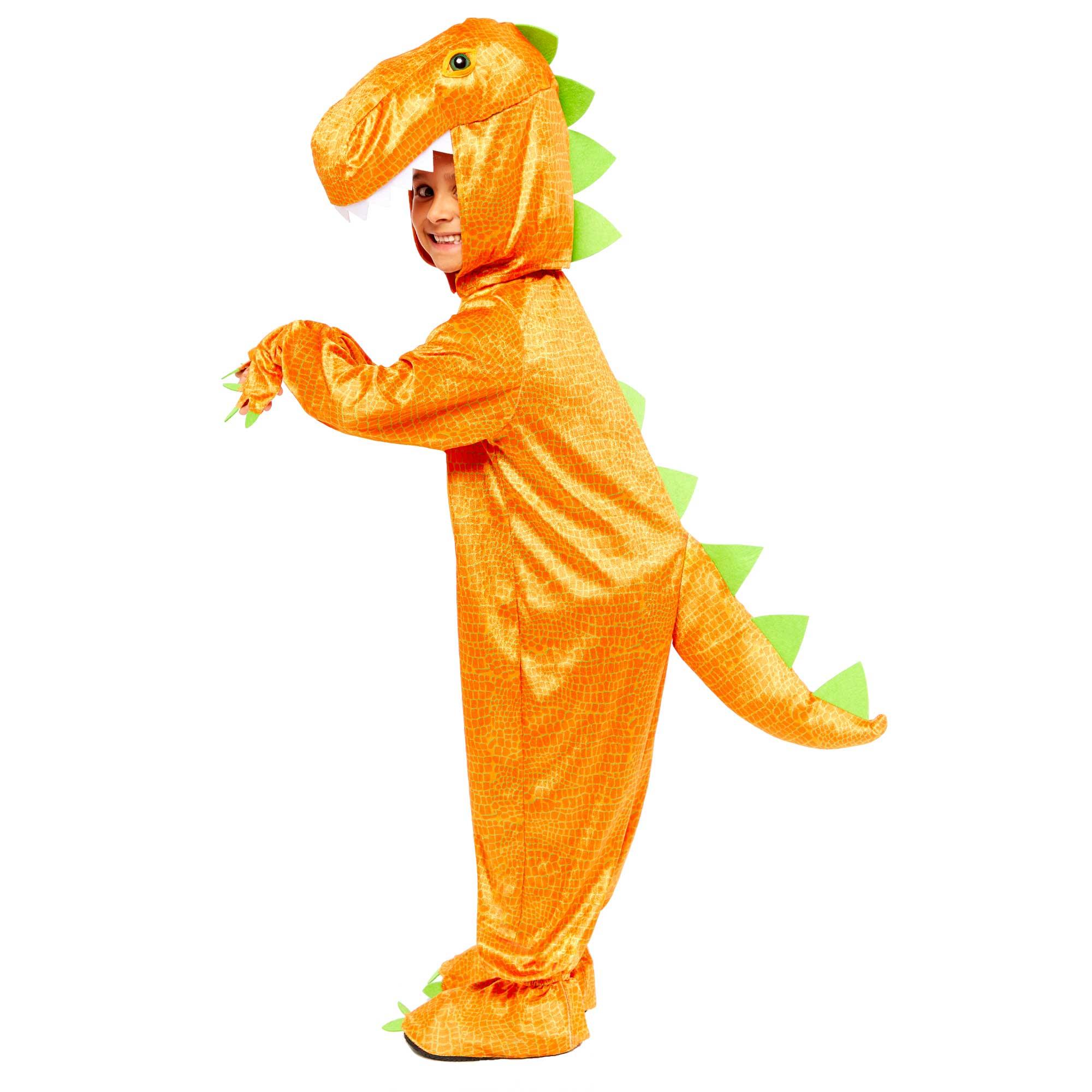 Flame Dinomite Dinosaur Child Costume 3-4