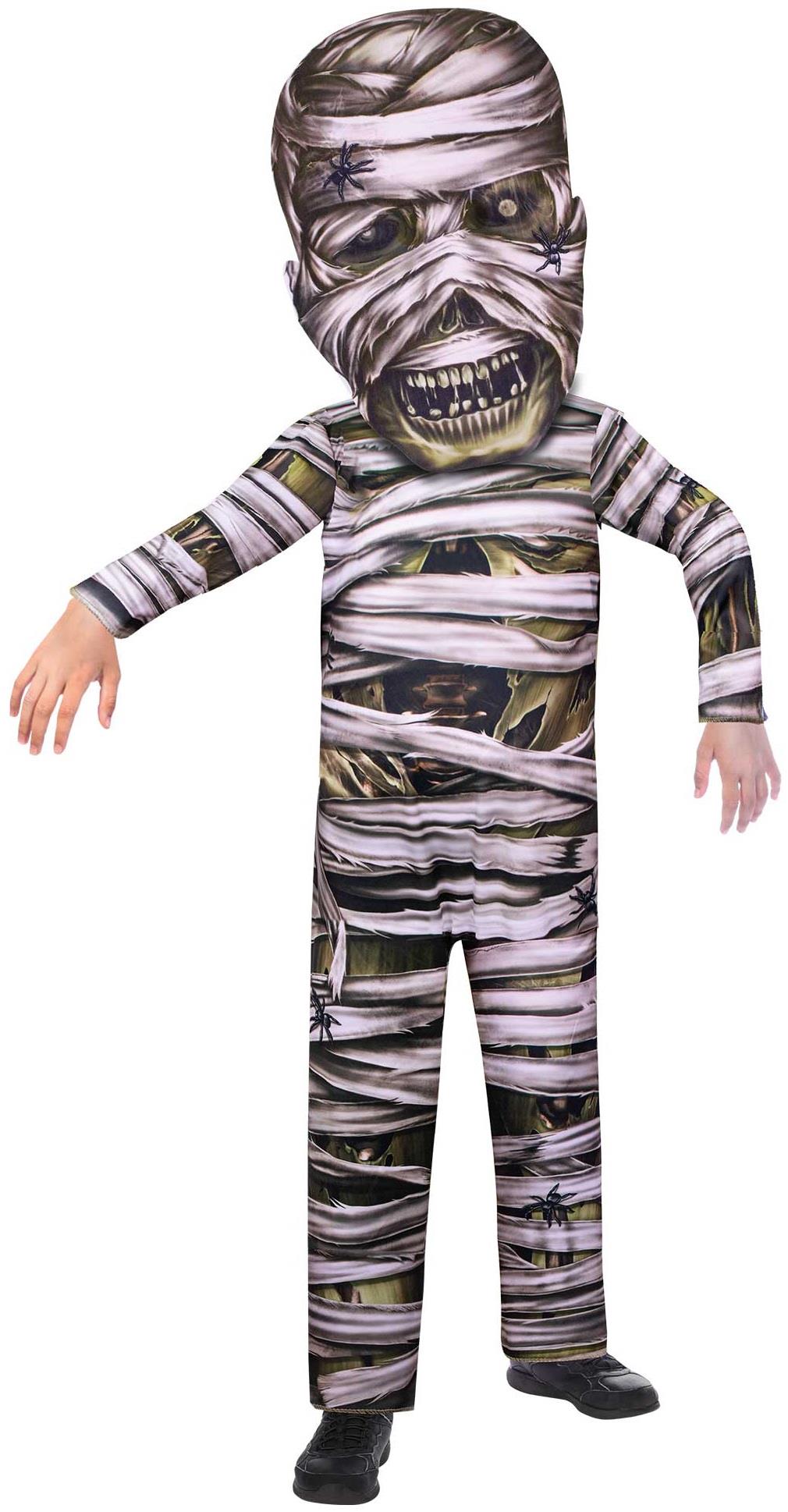 Zombie Mummy Big Head Child Costume 4-6