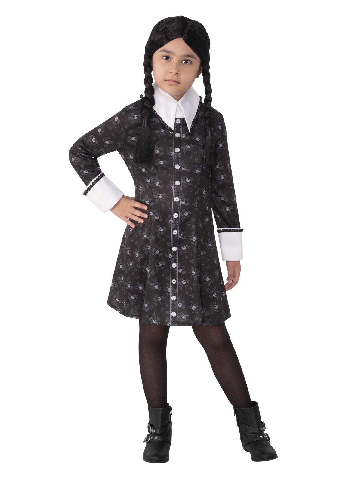 The Addams Family Wednesday Addams Child Costume Large