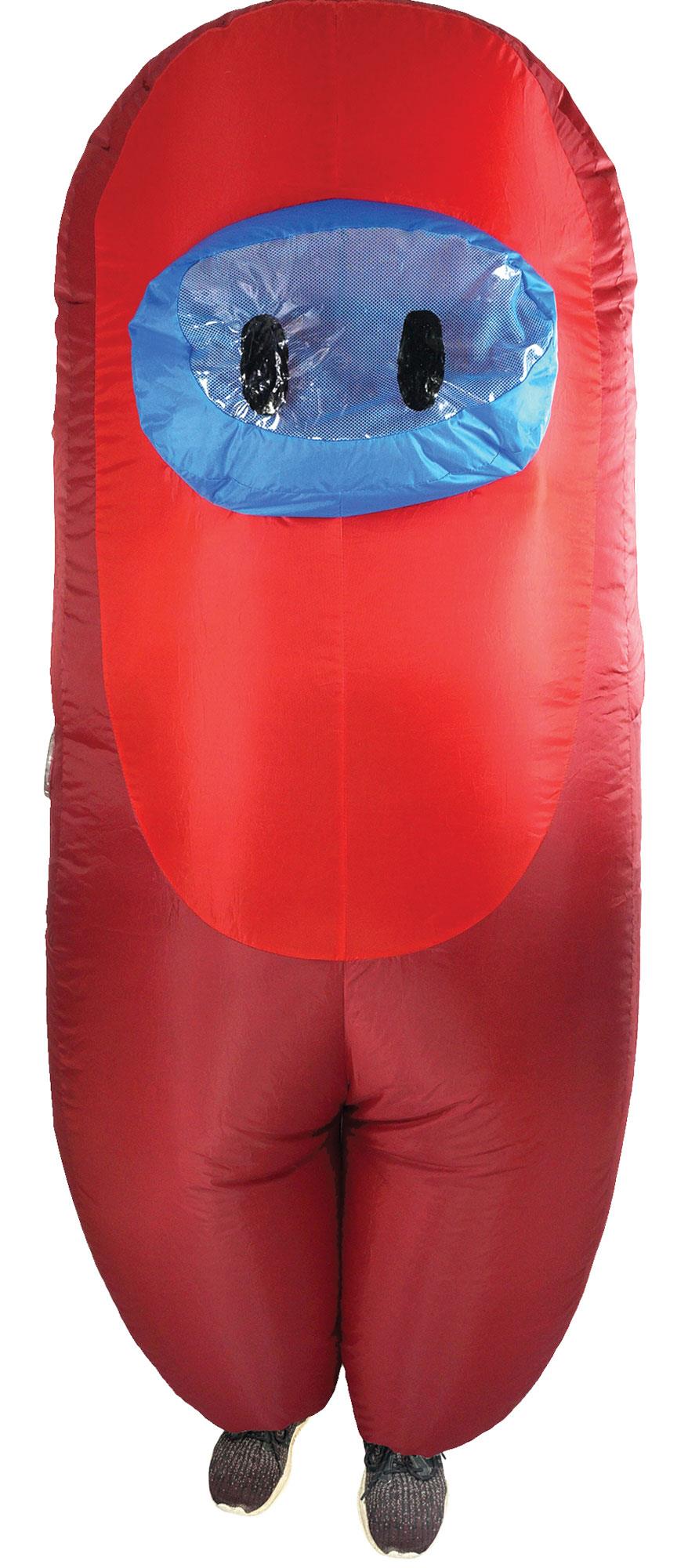 Crewmate Killer Inflatable Child Costume Red