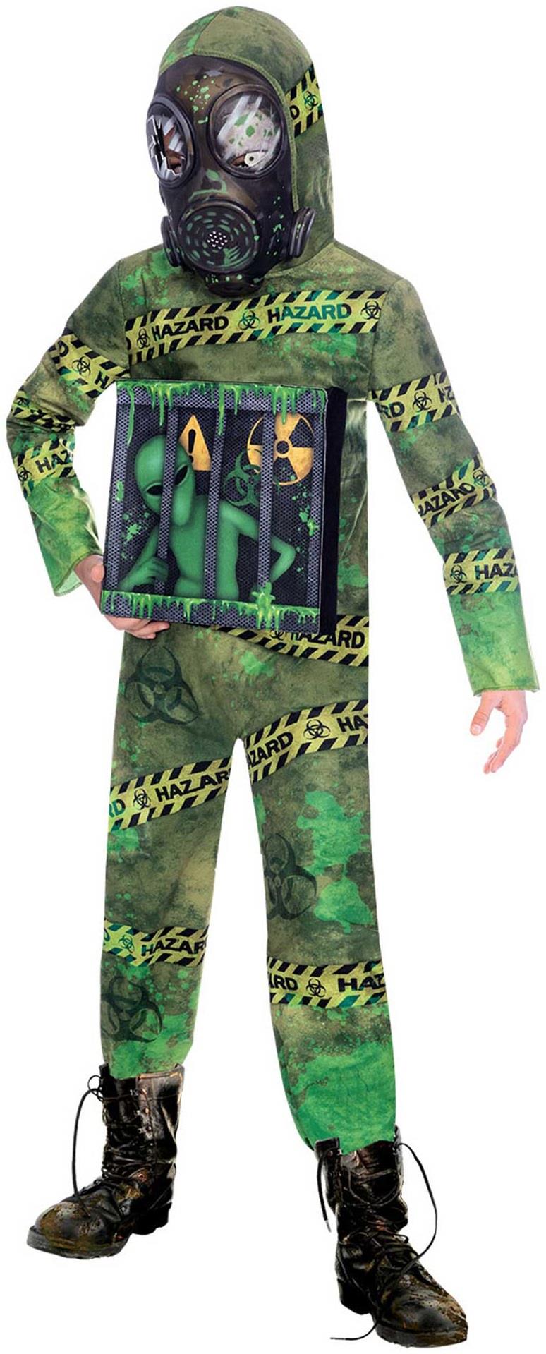 Quarantine Zombie Alien Child Costume 8-10