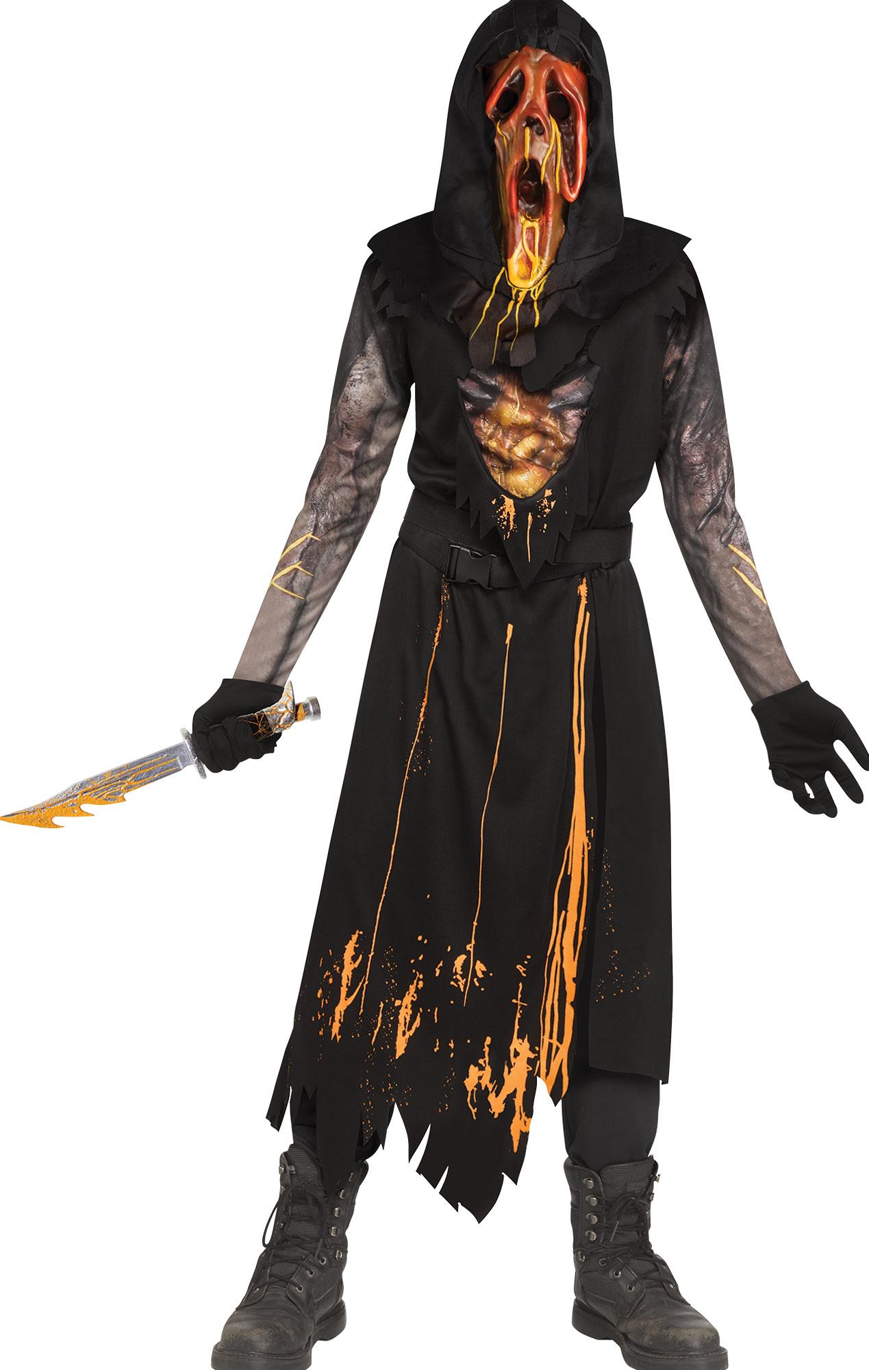 Dead By Daylight Scorched Ghost Face Child Costume Medium