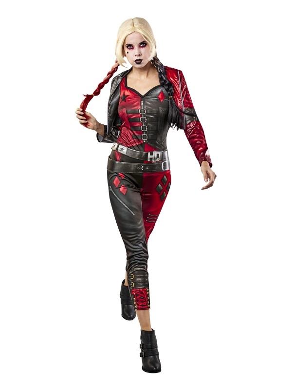 The Suicide Squad Harley Quinn Jumpsuit Adult Costume Large