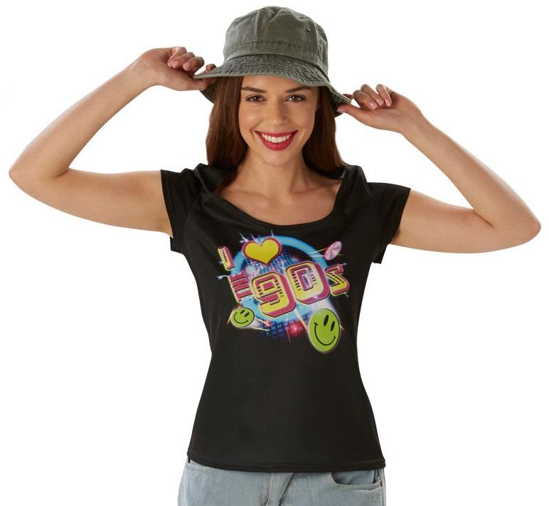 I Love the 90's Female Adult T-Shirt Large