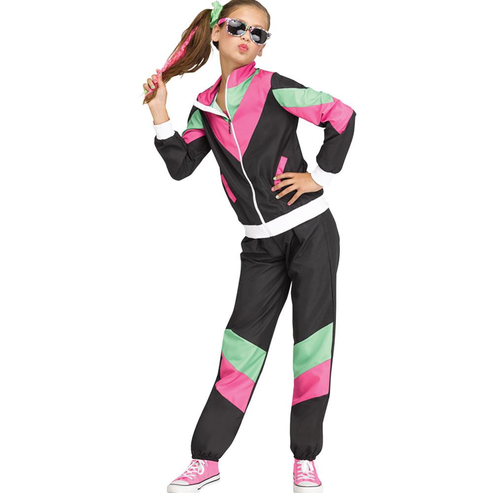 80's Tracksuit Child Costume 8-10