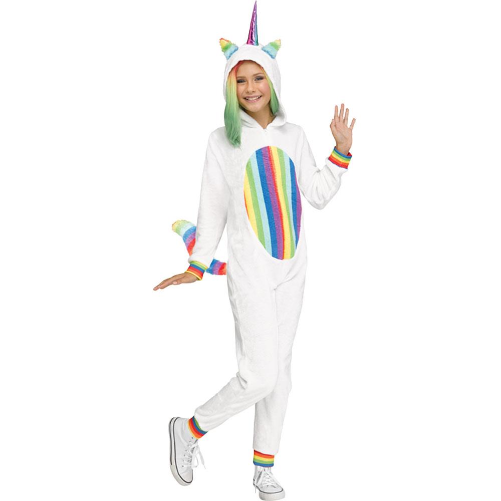 Rainbow Unicorn Child Costume 8-10