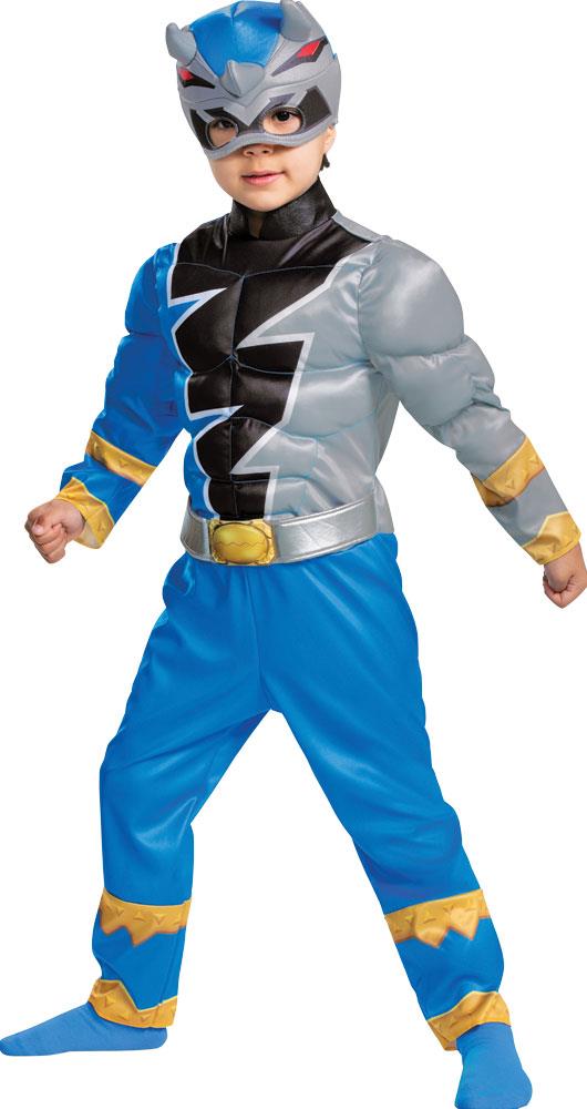 Power Rangers Dino Fury Blue Ranger Toddler Costume 4-6