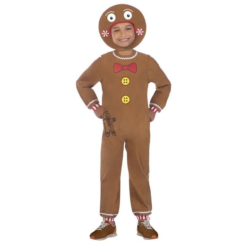Gingerbread Man Child Costume 3-4