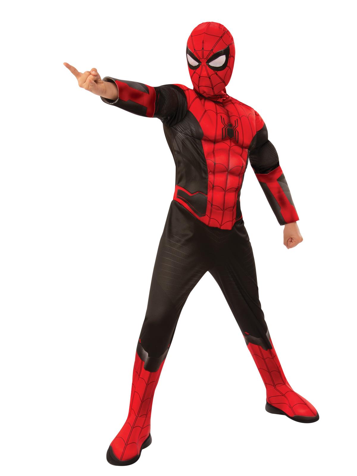 Spider-Man No Way Home Red Black V3 Deluxe Child Costume 6-8