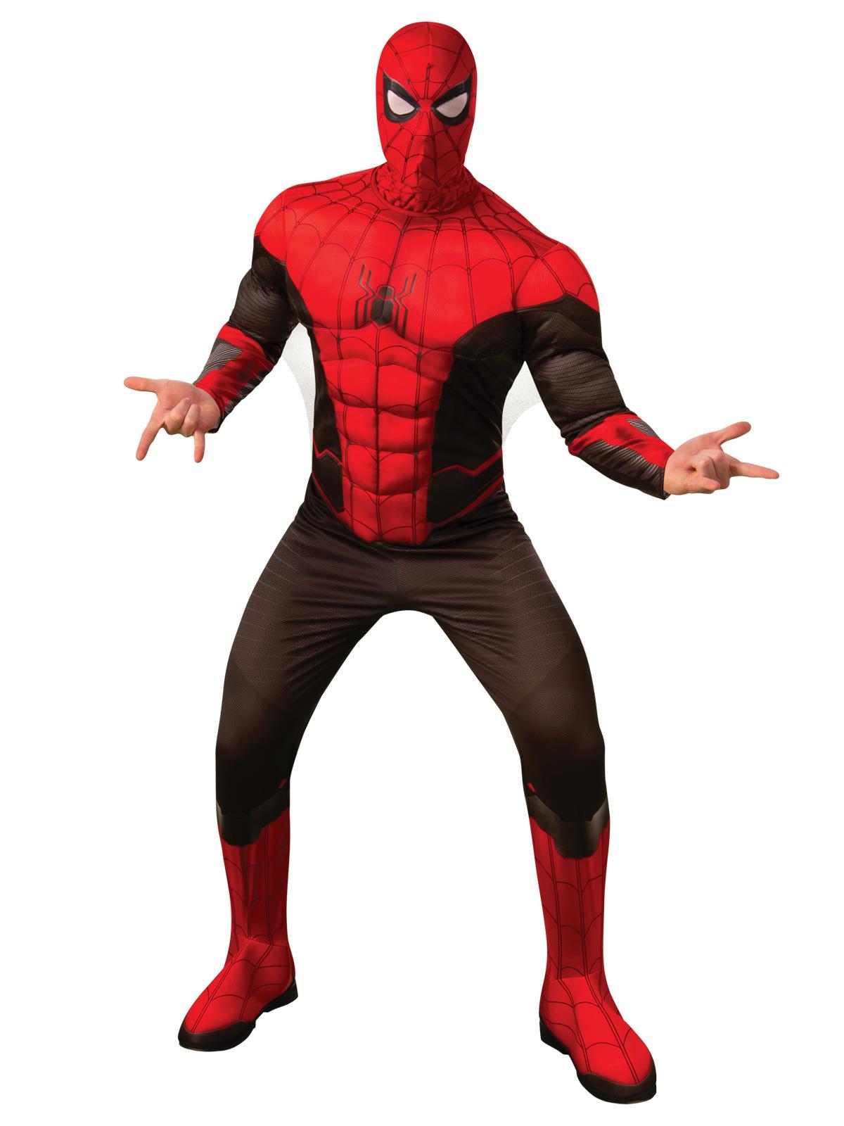 Spider-Man No Way Home Black Red Deluxe Adult Costume XL