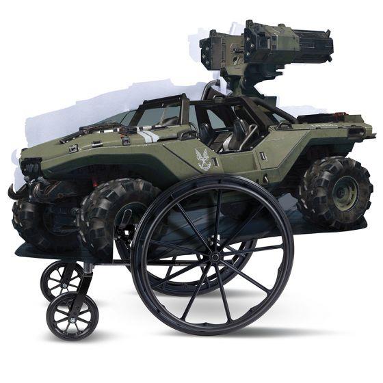 Halo Infiniate Warthog Adaptive Wheelchair Costume