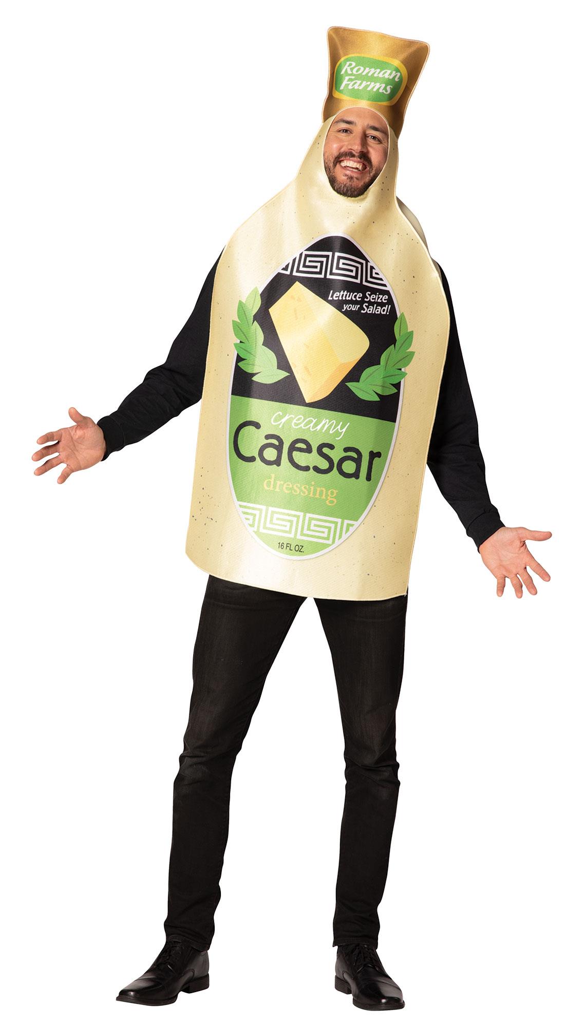 Caesar Dressing Bottle Adult Costume