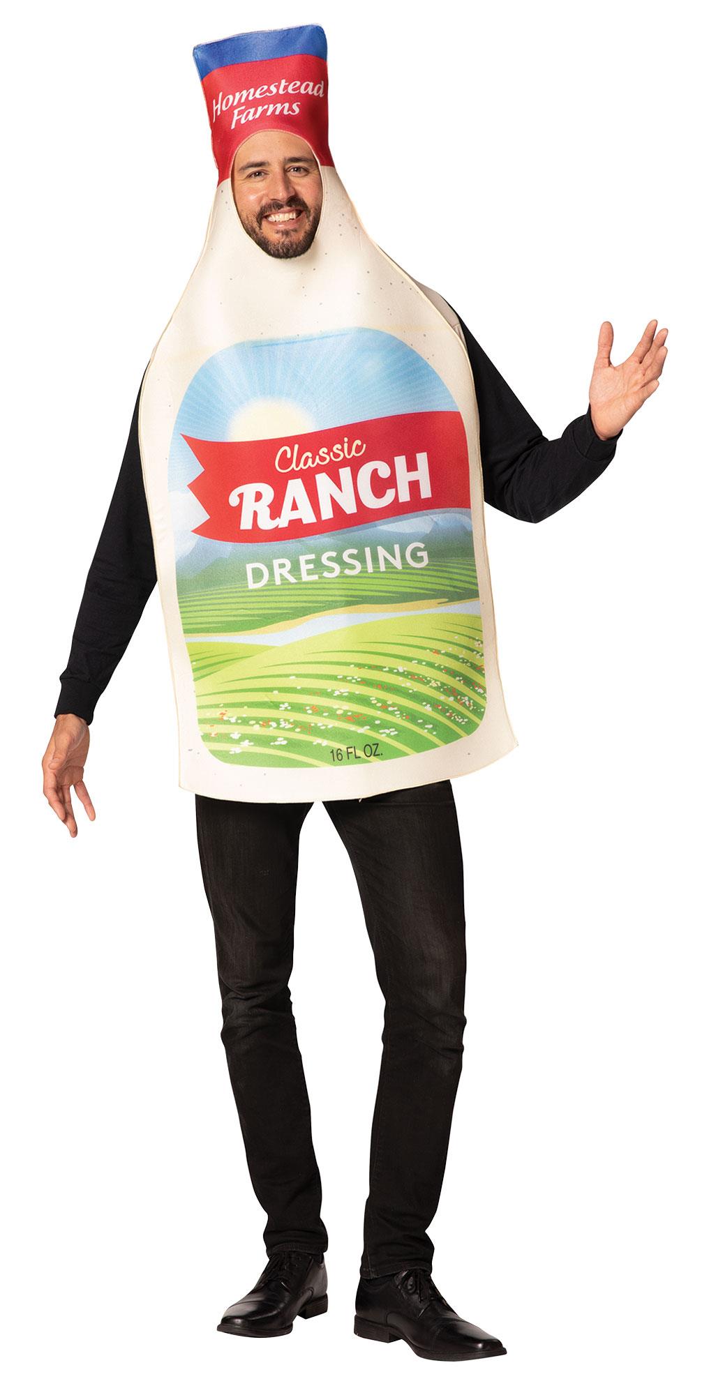 Ranch Dressing Bottle Adult Costume