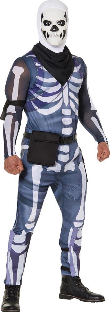 Fortnite Skull Trooper Adult Costume Small