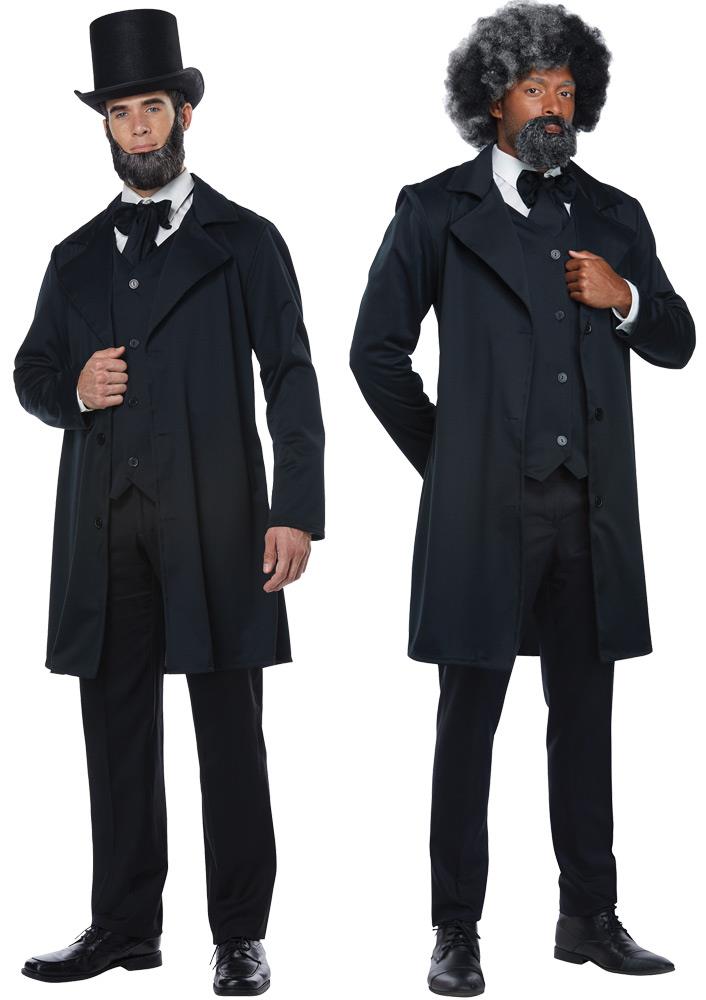 Abraham Lincoln Frederick Douglass Adult Costume XL