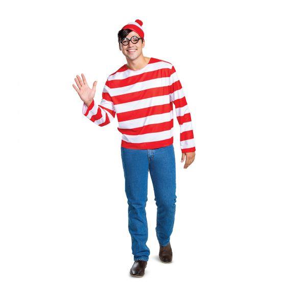 Where's Waldo Classic Adult Costume 38-40