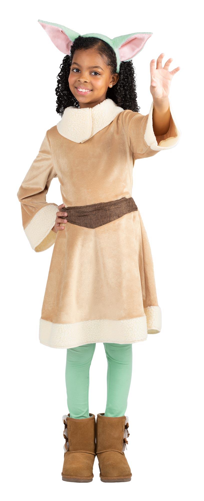 Star Wars The Mandalorian Grogu Girl Baby Yoda Child Costume