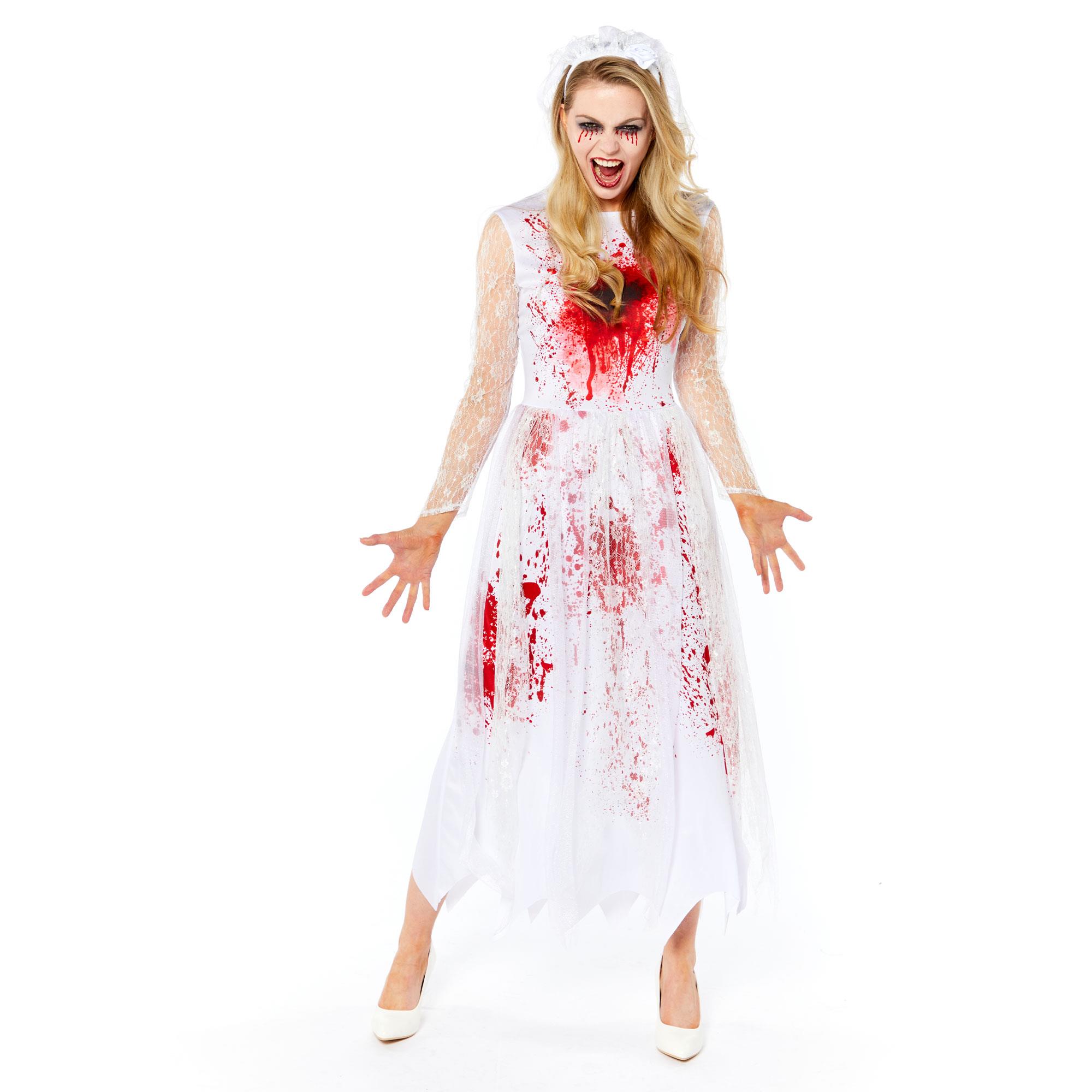 Bloody Bride Adult Plus Costume