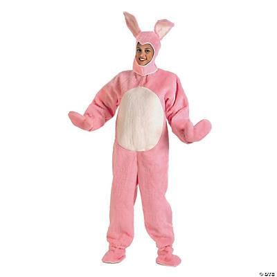 Easter Bunny Pink Suit Adult Costume XL