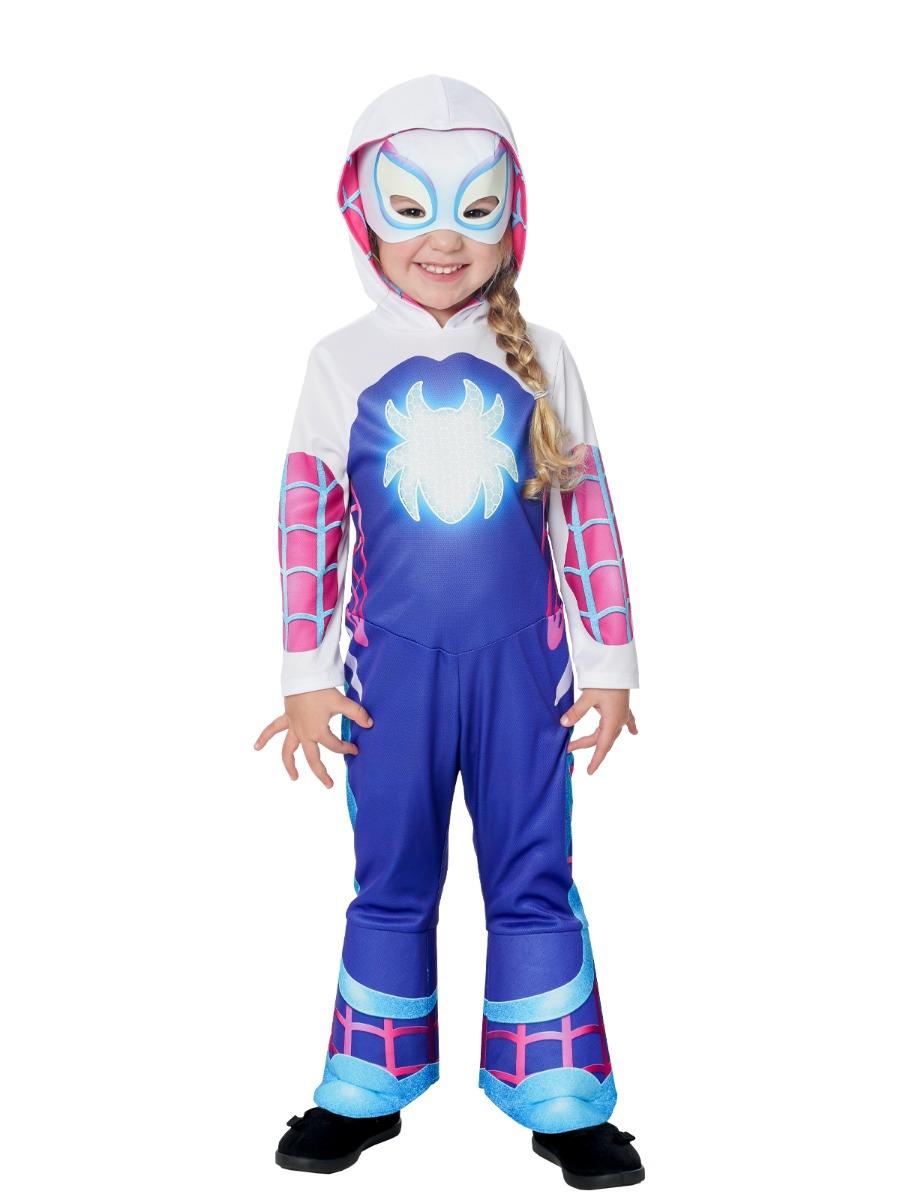 Spidey and His Amazing Friends Spider-Gwen Ghost Spider Glow in the Dark Toddler Costume