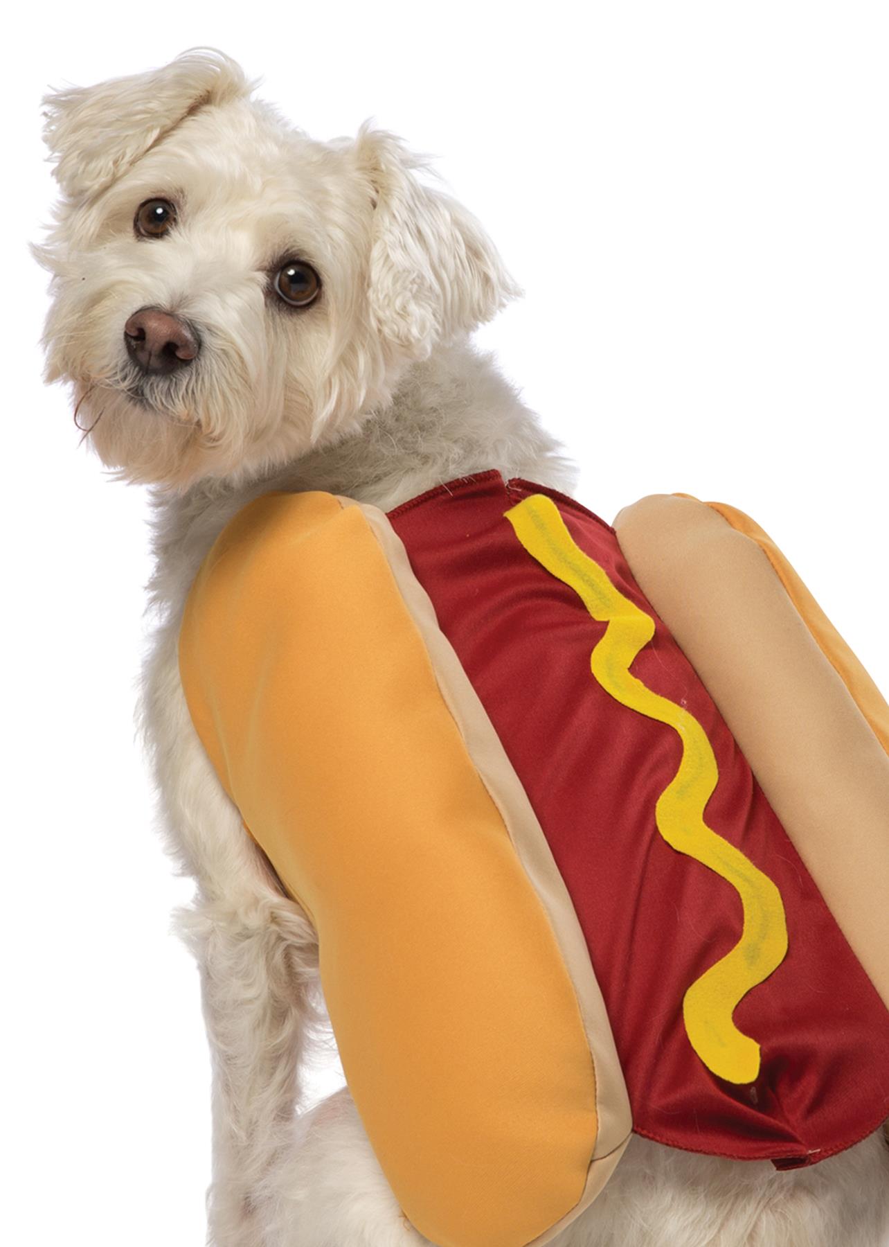 Hot Dog Pet Costume Medium