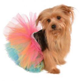 Rainbow Tutu Pet Costume M/L