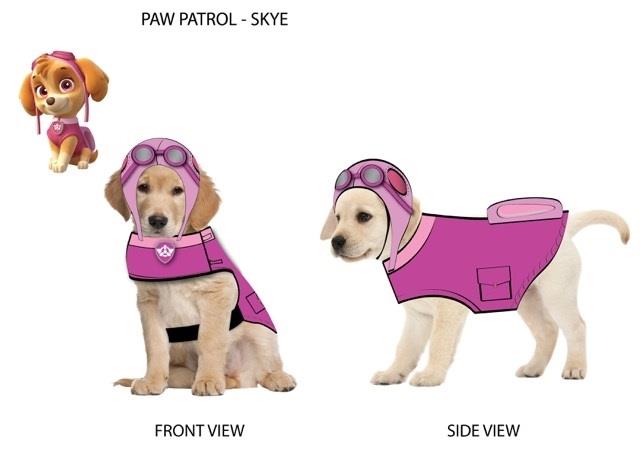 Paw Patrol Skye Pet Costume Small