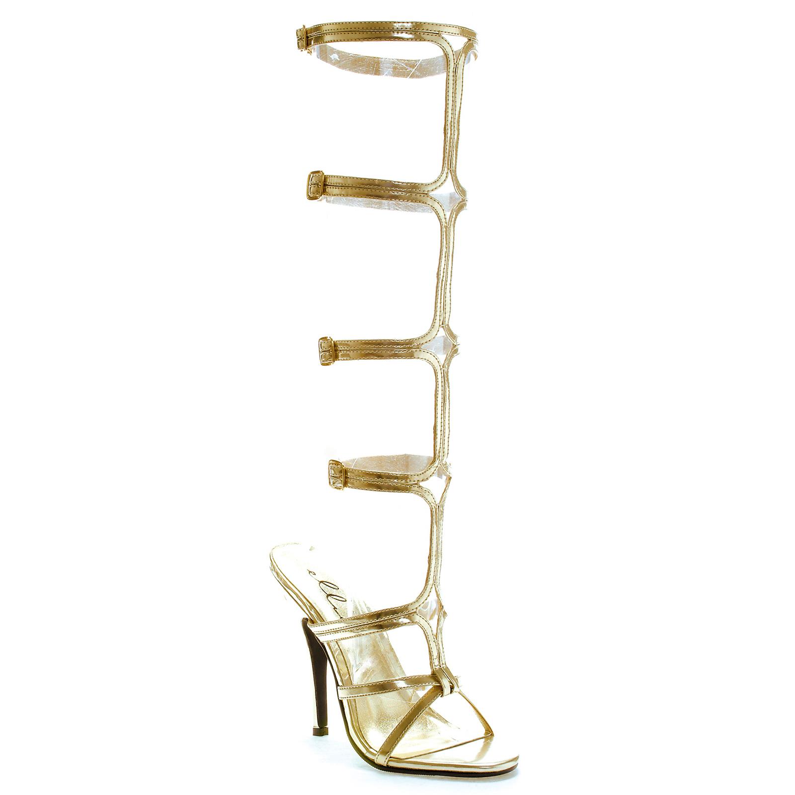 Sexy Gold Adult Shoes 6