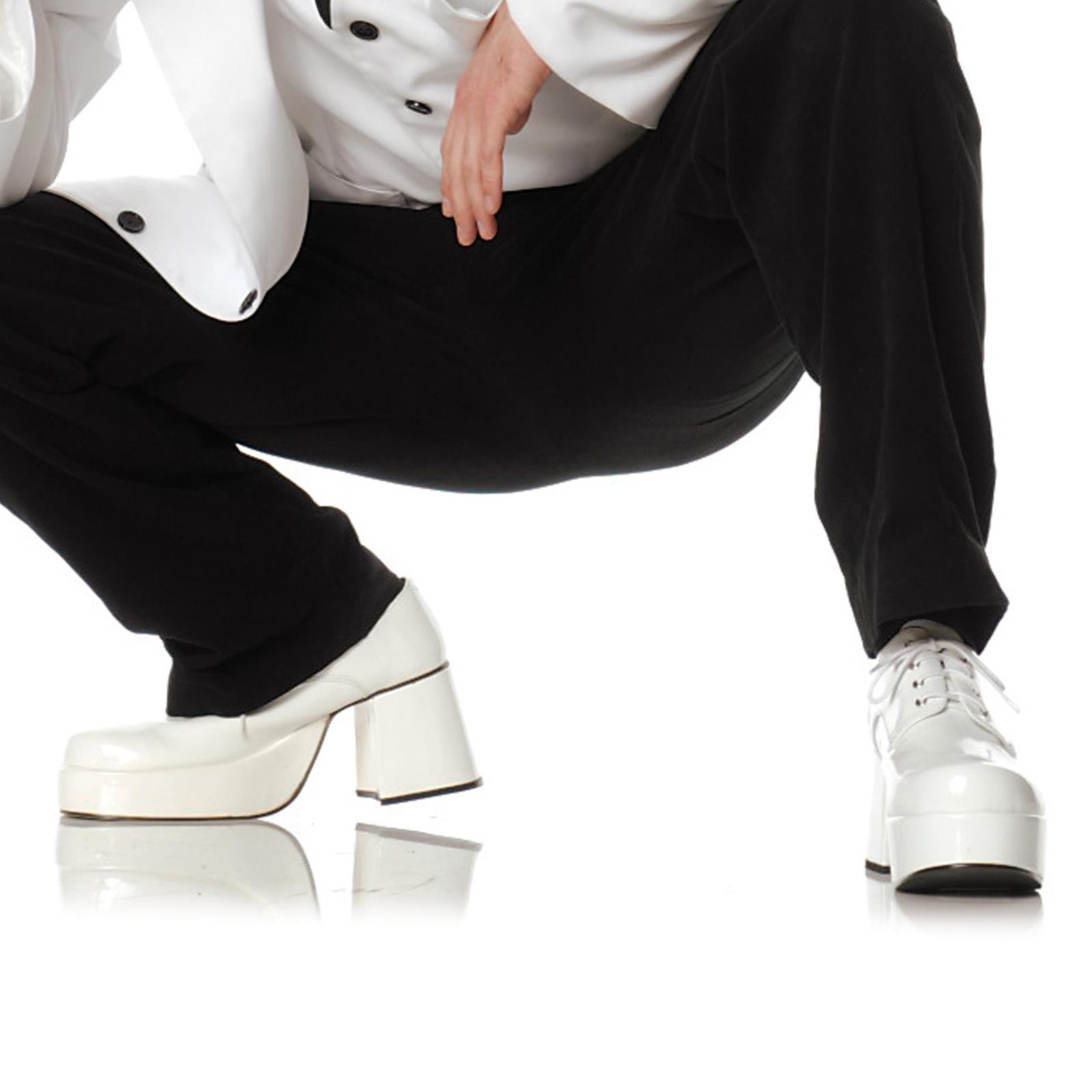Pimp White Adult Shoes 12-13
