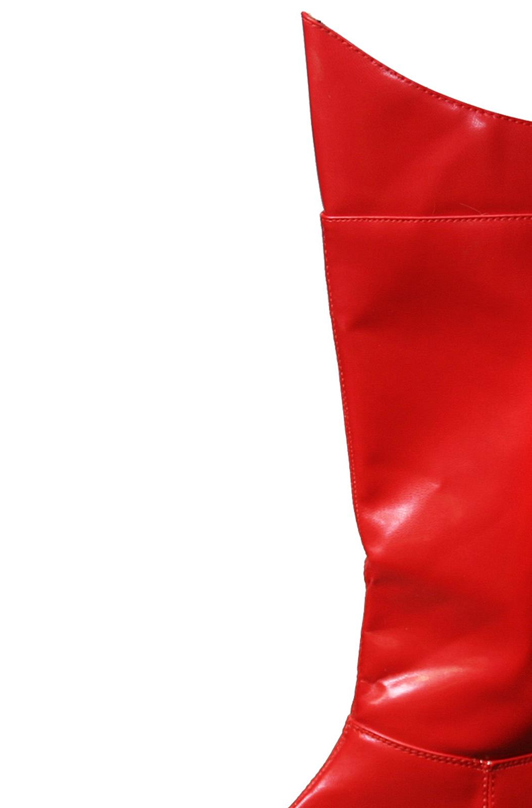 Superhero Red Adult Boots Large