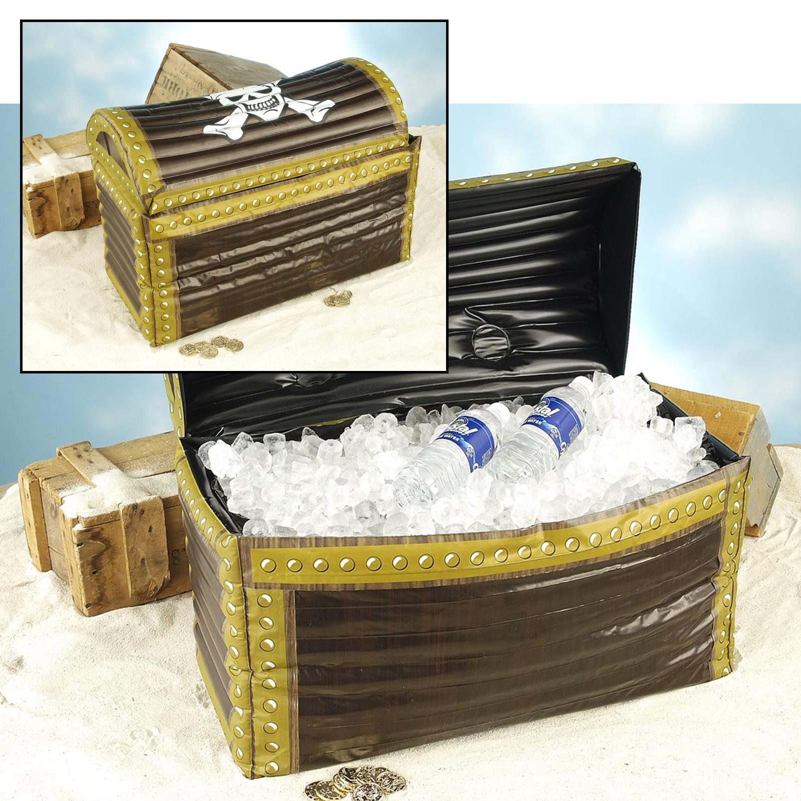 Pirate Inflatable Treasure Chest Cooler