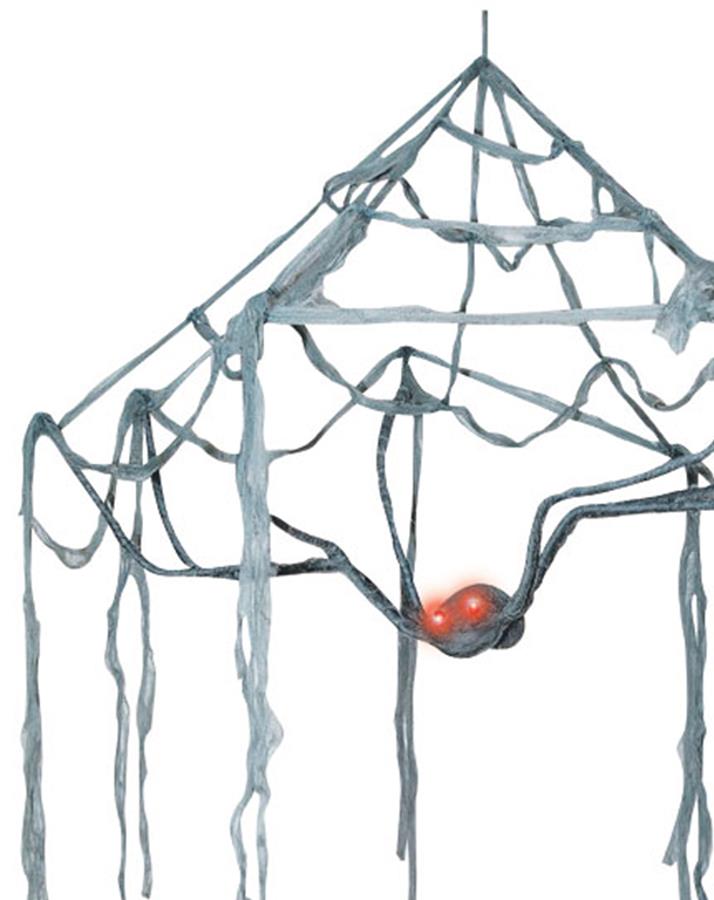 Spiderweb Canopy Light Up Eyes Halloween Prop