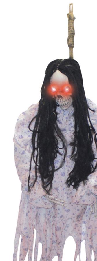 Hanging Skeleton in Pajamas Halloween Prop