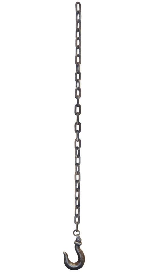 Hook With Chain Plastic 63in Halloween Prop