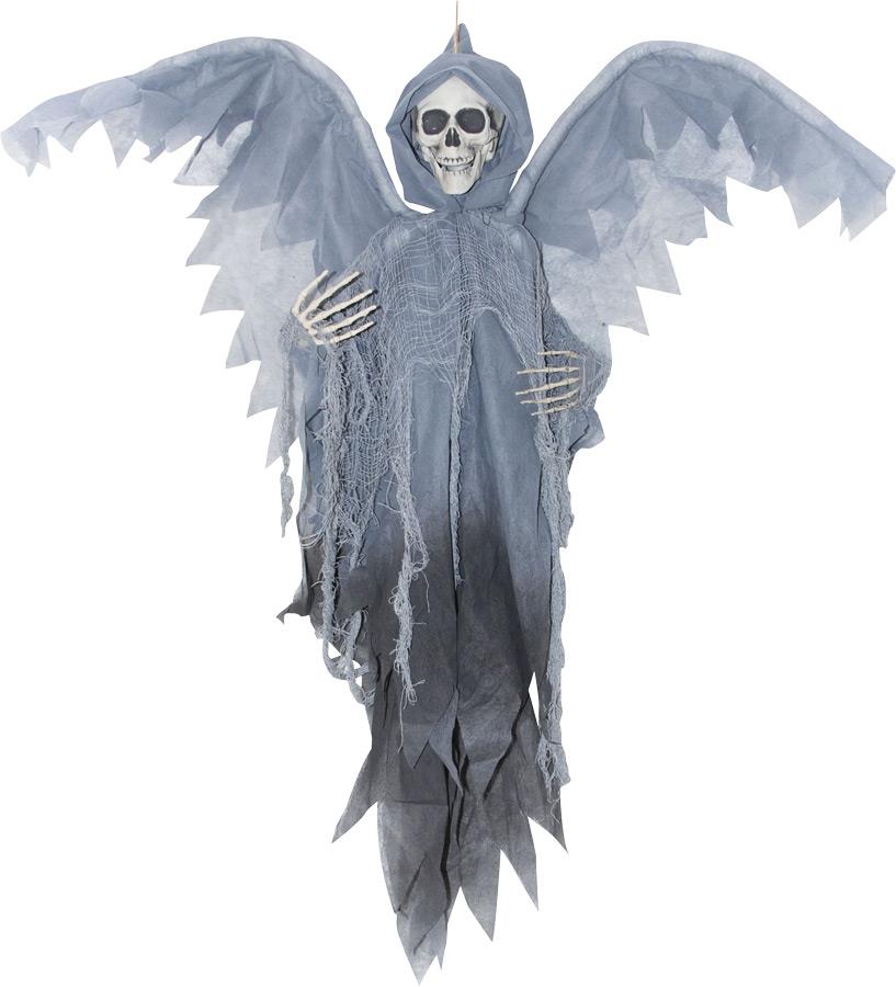 Winged Reaper Grey 3ft Halloween Prop