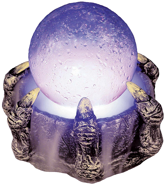 Crystal Ball Mister Halloween Prop