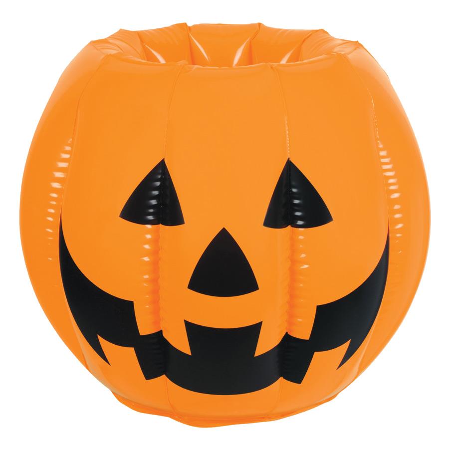Inflatable Jack-o-Lantern Halloween Drinks Cooler