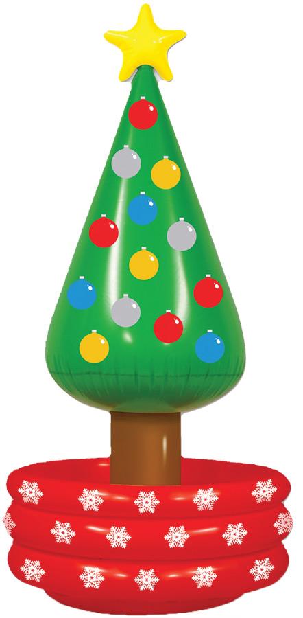 Inflatable Christmas Tree Drinks Cooler